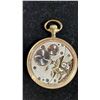 Image 3 : VINTAGE A.W.C. CO FORTUNE GOLD FILLED POCKET WATCH 942622 17 JEWELS (DOES NOT TICK, TIMER WORKS, NO