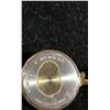 Image 4 : VINTAGE BULOVA QUARTZ A2 STAINLESS STEEL BACK CARAVEL ANALOG GOLD TONE EXPANSION WRIST WATCH