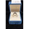 Image 1 : BIRKS CORONA 14K GOLD RING WITH GEMS (SIZE UNKNOWN)