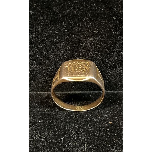 1880'S W.S. MARKED RING (NOT STAMPED)