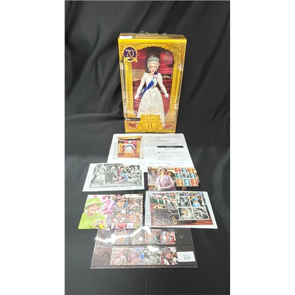 BARBIE SIGNATURE 70TH ANNIVERSARY QUEEN ELIZABETH II PLATINUM JUBILEE 2022 DOLL & ASSORTED QUEEN