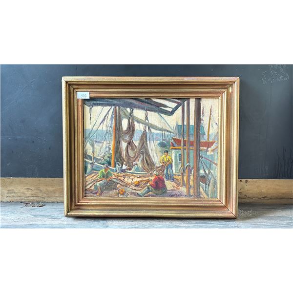 HORTENSE GORDON FRAMED OIL PAINTING *AUTHENTICITY UNVERIFIED*