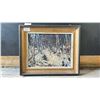 Image 1 : P.C SHEPERD FRAMED OIL PAINTING *AUTHENTICITY UNVERIFIED*