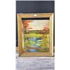 Image 1 : FRANK SHIRLEY PANABAKER FRAMED OIL PAINTING *AUTHENTICITY UNVERIFIED*