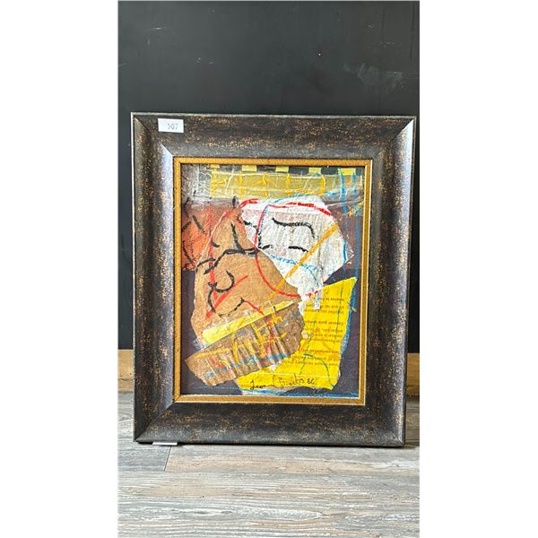 FRAMED OIL PAINTING *AUTHENTICITY UNVERIFIED*
