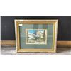 Image 1 : PETER WHYTE FRAMED OIL PASTEL *AUTHENTICITY UNVERIFIED*