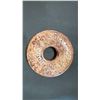 Image 1 : A MOTTLED YELLOW CELADON PRAYER DISC