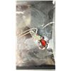 Image 2 : A JAPANESE CINNABAR AGATE PENDANT IN CASE