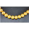 Image 2 : A JAPANESE GOLDEN SHELL PEARL NECKLACE