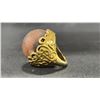 Image 2 : A SINO-TIBETAN HORN BEAD RING
