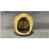 Image 3 : A SINO-TIBETAN HORN BEAD RING