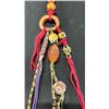 Image 2 : A SINO-TIBETAN BEESWAX AND DZI BEAD BRACELET