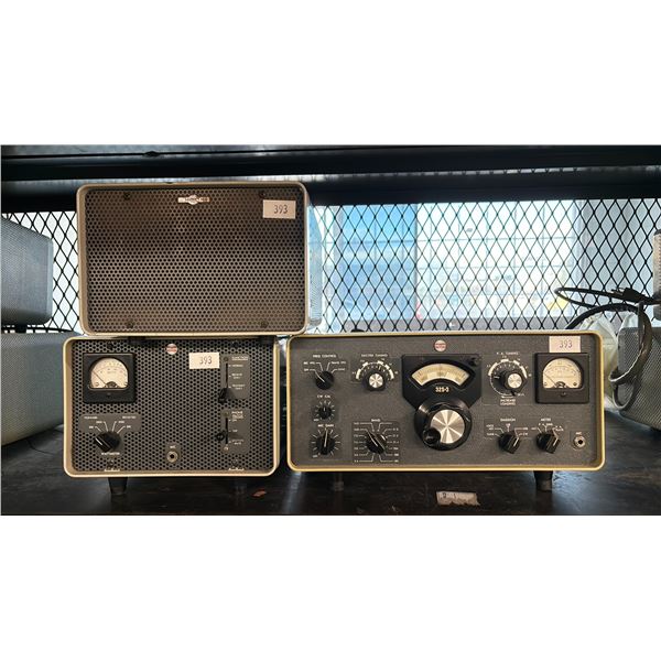 COLLINS 32S-3 TRANSMITTER, STATION CONSOLE & POWER SUPPLY WITH SOME POWER CORDS