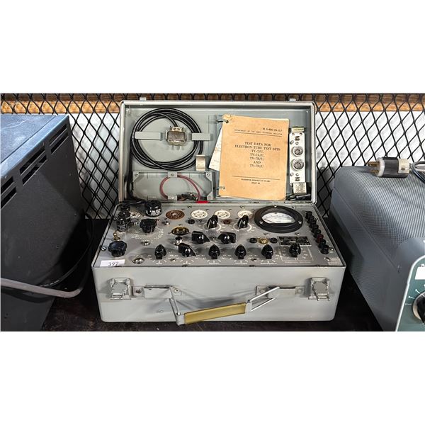 MILITARY TEST SET ELECTRON TUBE TESTER TV-7C/U