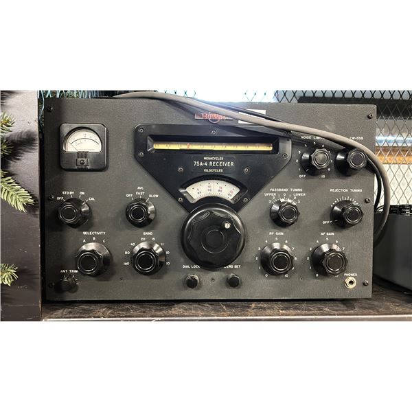 COLLINS 74A-4 RECEIVER WITH POWER CORD