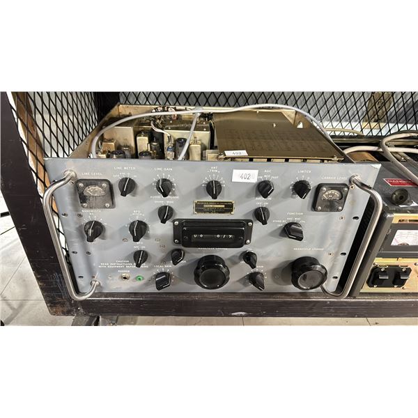 STEWART WARNER ELECTRONICS R-390A/URR RADIO RECEIVER WITH POWER CORD