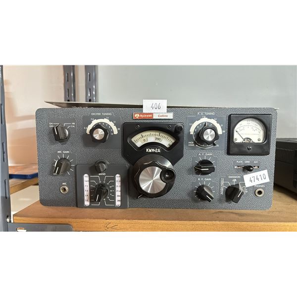 COLLINS KWM-2A TRANSCEIVER *NO POWER CORD*
