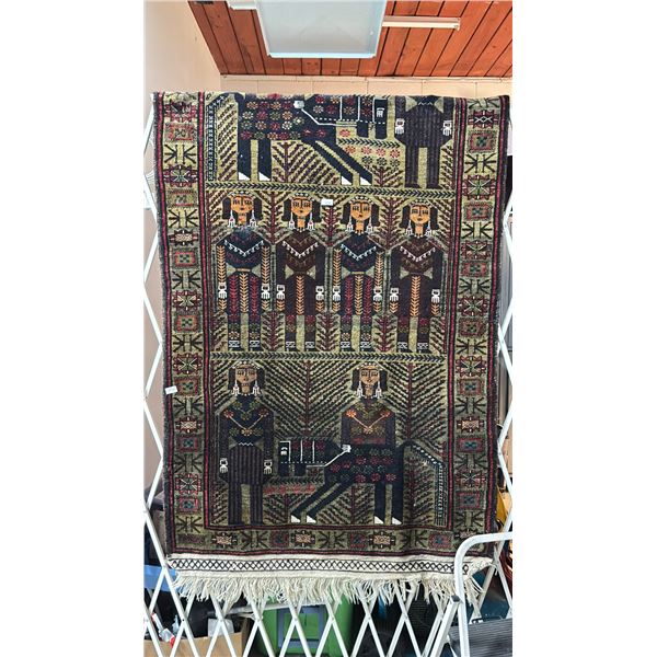 1930'S TRIBAL NOMADIC BELUCH CARPET 84" X 43"