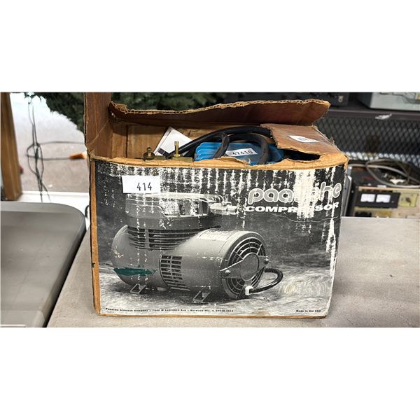 PAASCHS DIAPHRAGM AIR COMPRESSOR