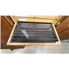 Image 3 : WOODEN N SCALE MODEL TRAIN STORAGE CABINET - APPROX. 22"W X 17"D X 50"H