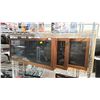Image 1 : 3 WOODEN GLASS FRONT MODEL TRAIN DISPLAY CASES