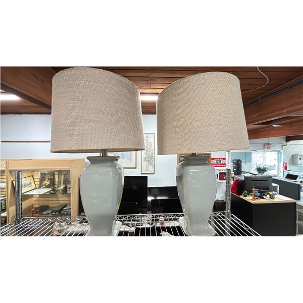 PAIR OF TABLE LAMPS