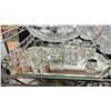 Image 2 : SHELF OF ASSORTED CRYSTAL GLASSWARE & A DECORATIVE SWAROVSKI CRYSTAL TRAIN