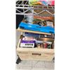 Image 2 : THREE CASES OF CASSETTES & A BOX OF VHS'S