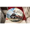 Image 3 : SHELF OF CANADIAN PACIFIC + OTHER BRANDS TRAIN RELATED DECORATIVE PLATES