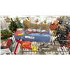 Image 3 : SHELF OF VARIOUS CHRISTMAS DECORATIONS, HOLIDAY TRAINS, ILLUMINATED SNOWMAN & MORE