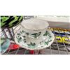 Image 9 : SHELF OF VARIOUS CHINA, CARNIVAL GLASS HEN & MORE