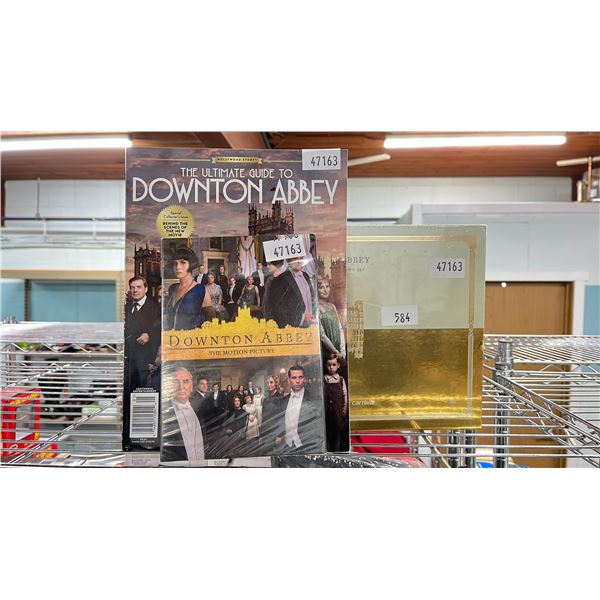 DOWNTON ABBEY DVD SET, BOOK & MAGAZINE