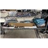 Image 1 : SHELF OF ASSORTED N SCALE MODEL TRAINS, N SCALE MODEL TRAIN TRACKS & MORE