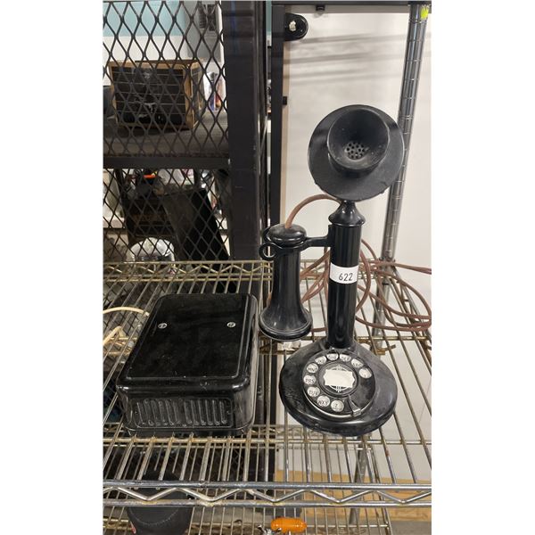 BELL TELEPHONE COMPANY CIRCA 1910 CANDLESTICK PHONE