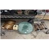 Image 1 : MINIATURE BACKGAMMON, BARBADOS ASHTRAY, TABLE LAMP, WOODEN TRIBAL STATUES & MORE