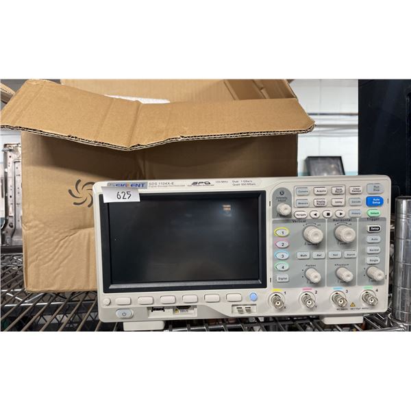 SIGLENT SDS 1104X-E DIGITAL STORAGE OSCILLOSCOPE WITH POWER CORD AND MANUAL