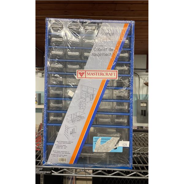 43 DRAWER PLASTIC STORAGE CABINET