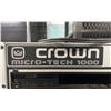 Image 2 : CROWN MICRO-TECH 1000 POWER AMPLIFIER WITH POWER CORD
