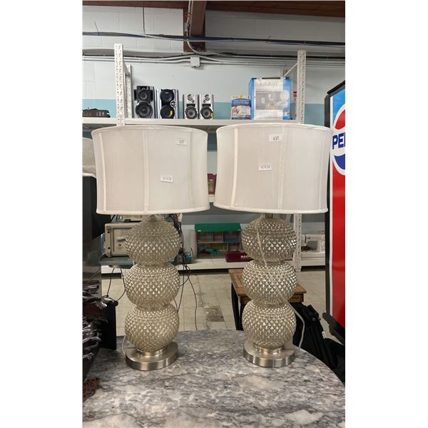 PAIR OF TABLE LAMPS