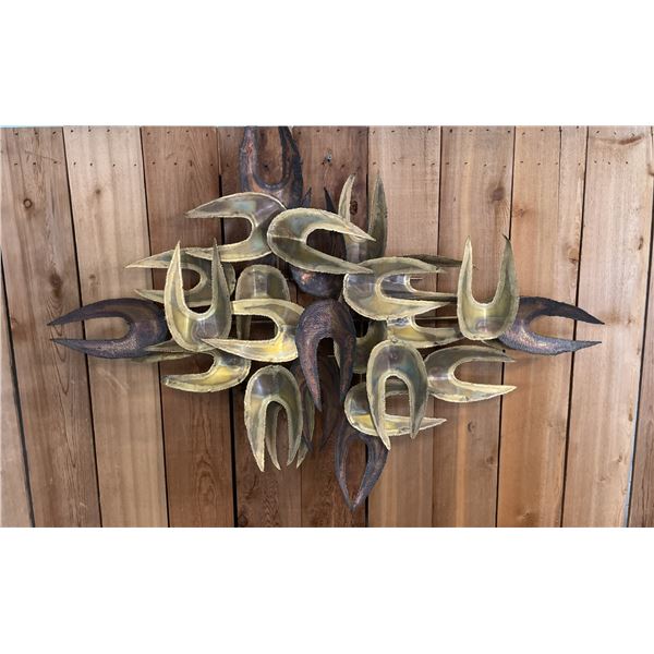 MID CENTURY MODERN METAL WALL ART