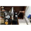 Image 3 : HAND OPERATED SINGER SEWING MACHINE WITH CASE