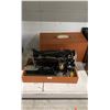 Image 1 : SINGER SEWING MACHINE WITH POWER CORD, FOOT PEDAL & CASE