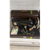 Image 1 : SINGER SEWING MACHINE WITH POWER CORD, FOOT PEDAL & CASE