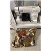 Image 1 : JANOME SEWING MACHINE WITH POWER CORD, FOOT PEDAL & CASE