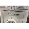 Image 3 : JANOME SEWING MACHINE WITH POWER CORD, FOOT PEDAL & CASE