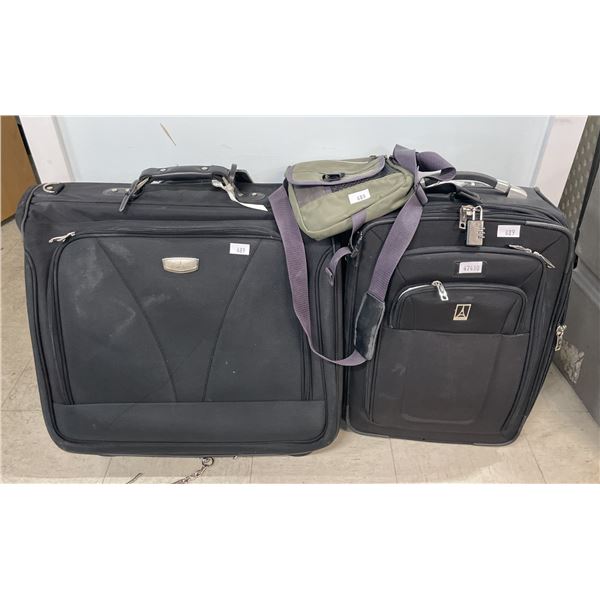 2 PIECES OF LUGGAGE & MOUNTAIN EQUIPMENT BAG