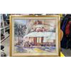 Image 1 : D. SPANGLER CAFE DE FLORE FRAMED PRINT