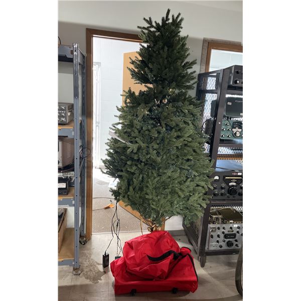 7' PRE LIT CHRISTMAS TREE *WALL ADAPTER MISSING*