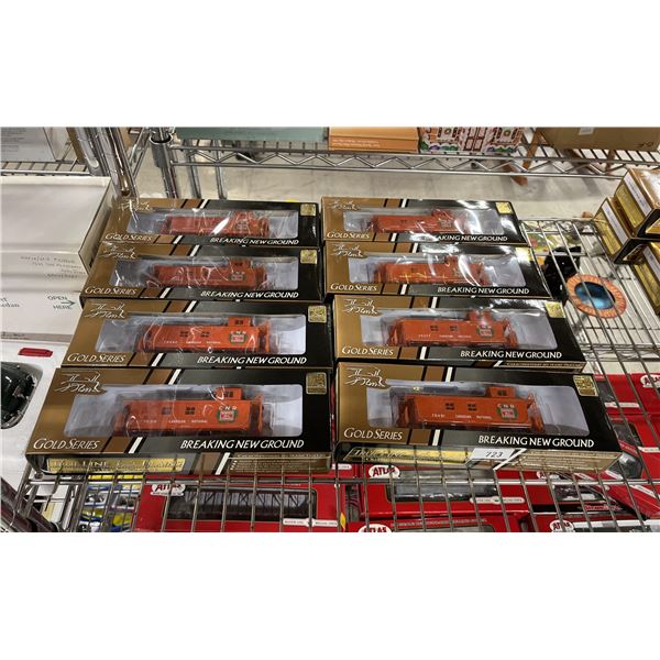 8 TRUELINE TRAINS GOLD SERIES HO SCALE MODEL TRAINS