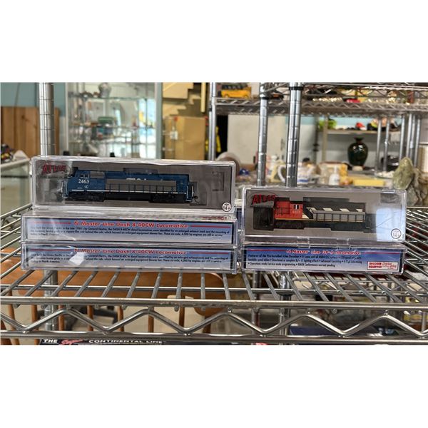 9 ATLAS CANADIAN NATIONAL LOCOMOTIVE N SCALE MODEL TRAINS *DECODER READY*